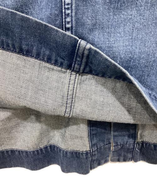 45R（フォーティファイブ・アール）45R (フォーティファイブ・アール) モンプデニムのペインタースカート インディゴ サイズ:2の古着・服飾アイテム