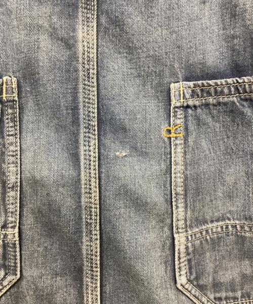 45R（フォーティファイブ・アール）45R (フォーティファイブ・アール) モンプデニムのペインタースカート インディゴ サイズ:2の古着・服飾アイテム