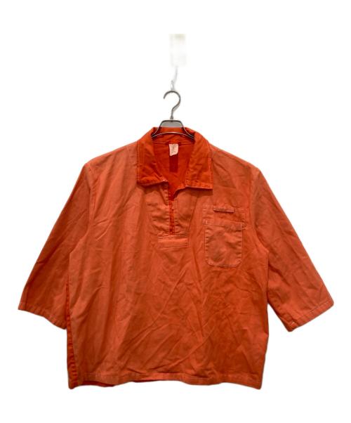 MILITARY（ミリタリー）MILITARY (ミリタリー) シェフシャツ オレンジ サイズ:不明の古着・服飾アイテム