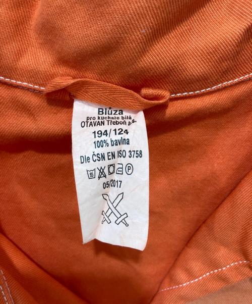 MILITARY（ミリタリー）MILITARY (ミリタリー) シェフシャツ オレンジ サイズ:不明の古着・服飾アイテム