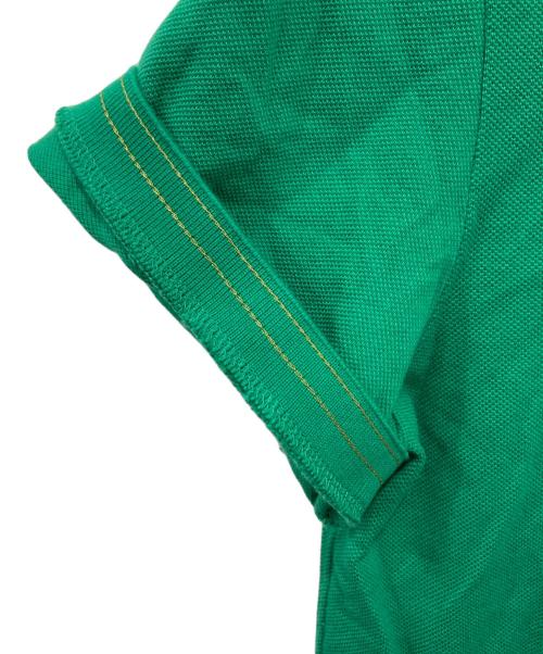 LACOSTE（ラコステ）LACOSTE (ラコステ) ゴールドステッチエンブレムポロシャツ グリーン サイズ:Mの古着・服飾アイテム