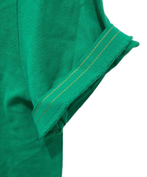 LACOSTE（ラコステ）LACOSTE (ラコステ) ゴールドステッチエンブレムポロシャツ グリーン サイズ:Mの古着・服飾アイテム