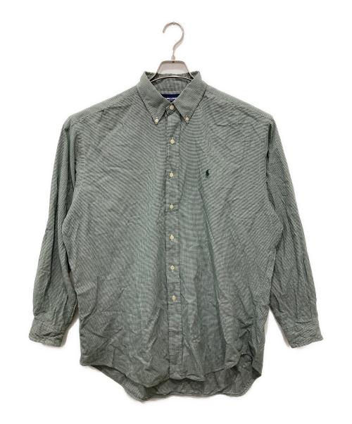 Ralph Lauren GOLF（ラルフローレン ゴルフ）Ralph Lauren GOLF (ラルフローレン ゴルフ) BLAKEボタンダウンシャツ グリーン サイズ:Lの古着・服飾アイテム