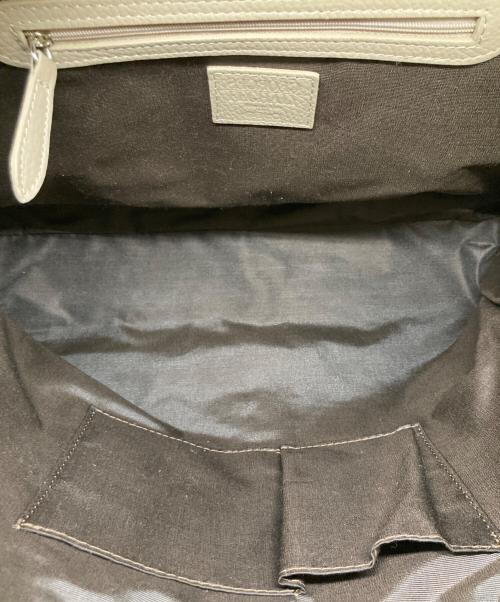 Georges Feghaly（ジョルジュ・フェガリー）Georges Feghaly (ジョルジュ・フェガリー) レザーハンドバッグ ベージュの古着・服飾アイテム