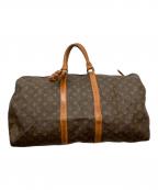 LOUIS VUITTONルイ ヴィトン）の古着「ボストンバッグ/モノグラム キーポル55 M41424」｜ベージュ