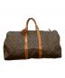 LOUIS VUITTON（ルイ ヴィトン）の古着「ボストンバッグ/モノグラム キーポル55 M41424」｜ベージュ