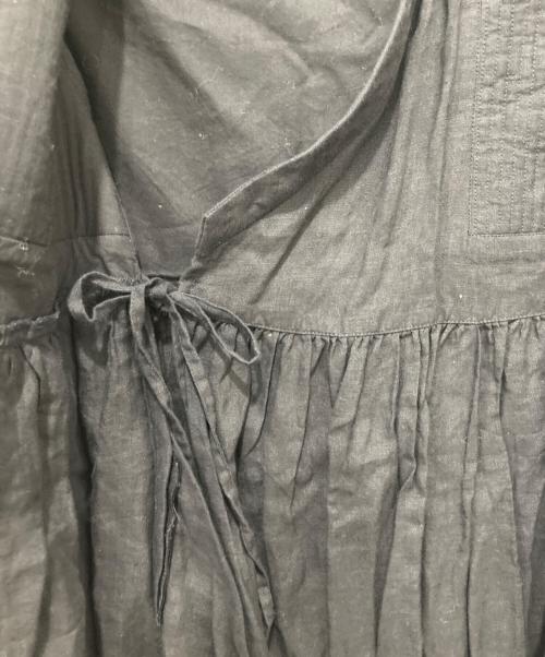 HAU（ハウ）HAU (ハウ) ラップワンピース ブラック サイズ:Freeの古着・服飾アイテム