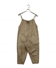 HAU（ハウ）の古着「サロペットオールインワン」｜ベージュ