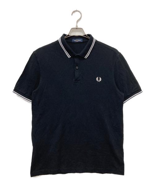 FRED PERRY（フレッドペリー）FRED PERRY (フレッドペリー) ポロシャツ ブラック サイズ:Lの古着・服飾アイテム