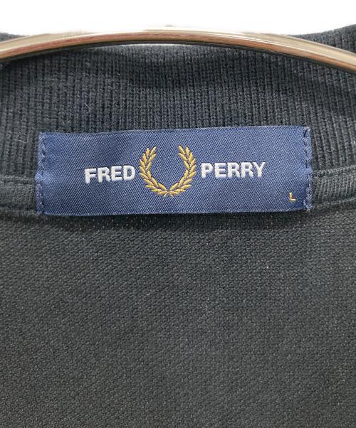 FRED PERRY（フレッドペリー）FRED PERRY (フレッドペリー) ポロシャツ ブラック サイズ:Lの古着・服飾アイテム