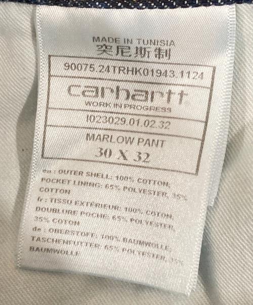 CarHartt（カーハート）CarHartt (カーハート) MARLOW PANTS インディゴ サイズ:W30の古着・服飾アイテム