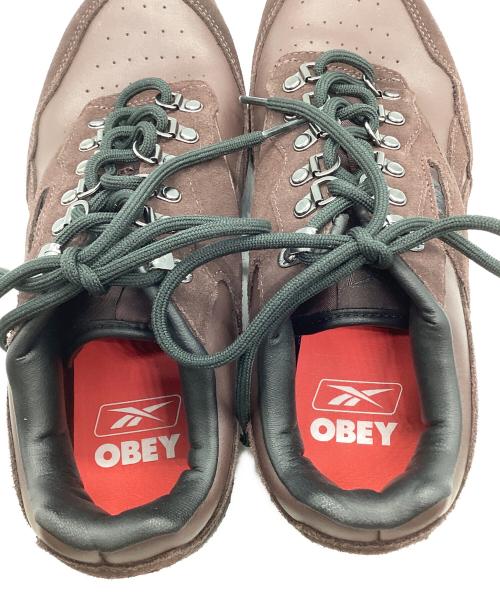 OBEY（オベイ）OBEY (オベイ) REEBOK (リーボック) OBEY BB 4000 II ブラウン サイズ:26.5cmの古着・服飾アイテム