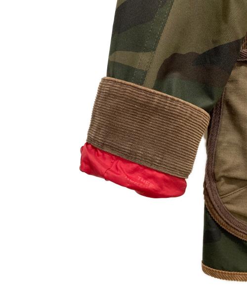 eYe COMME des GARCONS JUNYAWATANABE MAN（アイ コム デ ギャルソン ジュンヤ ワタナベ マン）eYe COMME des GARCONS JUNYAWATANABE MAN THE NORTH FACE (ザ ノース フェイス) カモフラハンティングジャケット カーキ サイズ:Mの古着・服飾アイテム