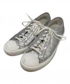 LOUIS VUITTONルイ ヴィトン）の古着「ダミエ タトゥーライン チェッカー柄 ロゴスニーカー」｜シルバー