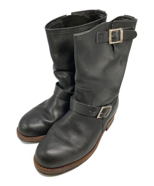 HARLEY-DAVIDSON（ハーレーダビッドソン）HARLEY-DAVIDSON (ハーレーダビッドソン) エンジニアブーツ ブラック サイズ:UK9の古着・服飾アイテム