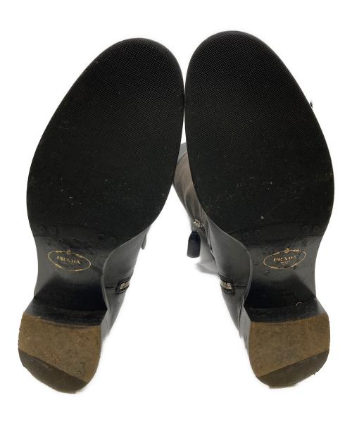 PRADA（プラダ）PRADA (プラダ) クラシック ヴィンテージ ブーツ ブラック サイズ:36の古着・服飾アイテム