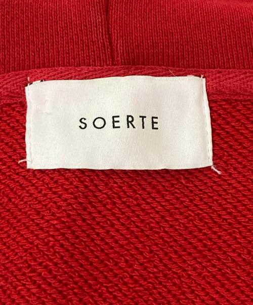 soerte（ソエルテ）soerte (ソエルテ) Wジップパーカー レッド サイズ:1の古着・服飾アイテム