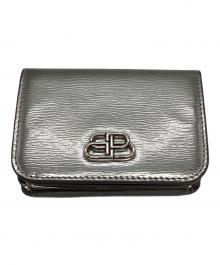 BALENCIAGA（バレンシアガ）の古着「BB MINI WALLET」｜シルバー