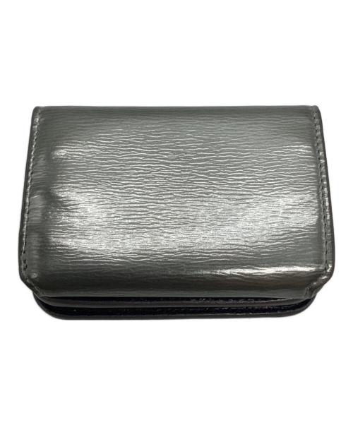 BALENCIAGA（バレンシアガ）BALENCIAGA (バレンシアガ) BB MINI WALLET シルバーの古着・服飾アイテム