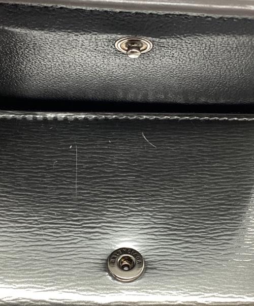 BALENCIAGA（バレンシアガ）BALENCIAGA (バレンシアガ) BB MINI WALLET シルバーの古着・服飾アイテム