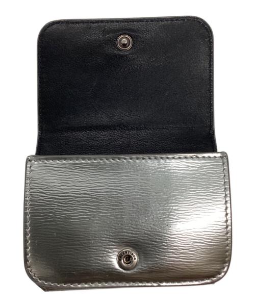 BALENCIAGA（バレンシアガ）BALENCIAGA (バレンシアガ) BB MINI WALLET シルバーの古着・服飾アイテム