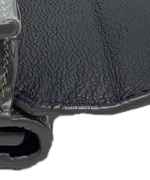 BALENCIAGA（バレンシアガ）BALENCIAGA (バレンシアガ) BB MINI WALLET シルバーの古着・服飾アイテム