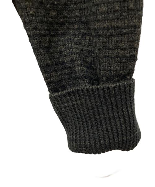 DEVOA（デヴォア）DEVOA (デヴォア) ジップアップカシミヤニット ブラック サイズ:3の古着・服飾アイテム