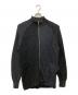 DEVOA（デヴォア）の古着「ジップアップカシミヤニット」｜ブラック