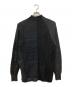 DEVOA (デヴォア) ジップアップカシミヤニット ブラック サイズ:3：18000円