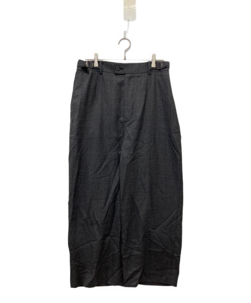 INSCRIRE（アンスクリア）INSCRIRE (アンスクリア) サイドベルトスラックス グレー サイズ:2の古着・服飾アイテム