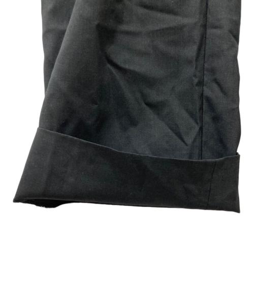 ULTERIOR（アルテリア）ULTERIOR (アルテリア) SUPER FINE WOOL TROPICAL TUCKED TROUSERS ブラック サイズ:4の古着・服飾アイテム