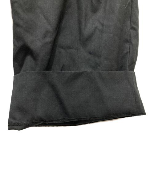 ULTERIOR（アルテリア）ULTERIOR (アルテリア) SUPER FINE WOOL TROPICAL TUCKED TROUSERS ブラック サイズ:4の古着・服飾アイテム