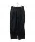 ULTERIOR（アルテリア）の古着「SUPER FINE WOOL TROPICAL TUCKED TROUSERS」｜ブラック