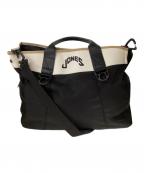 JONES×BEAMS GOLFジョーンズ×ビームスゴルフ）の古着「スペシャル トートバッグ」｜ブラック×ホワイト
