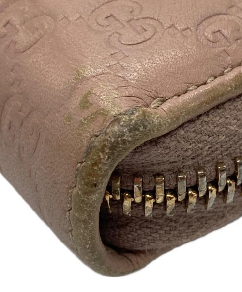 GUCCI（グッチ）GUCCI (グッチ) ラウンドジップ長財布 ベージュの古着・服飾アイテム