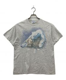 Hanes（ヘインズ）の古着「Alaska Tee/1991年製/USA製」｜ホワイト