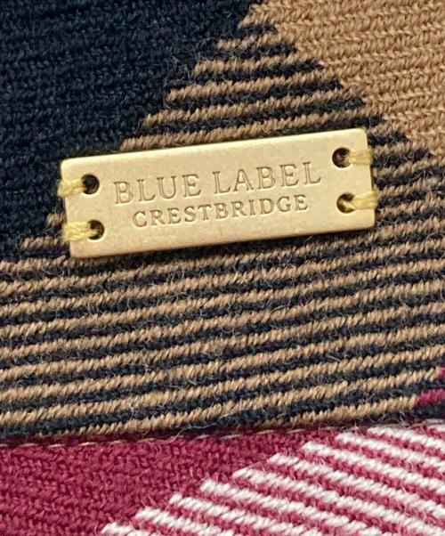 BLUE LABEL CRESTBRIDGE（ブルーレーベルクレストブリッジ）BLUE LABEL CRESTBRIDGE (ブルーレーベルクレストブリッジ) チェックウールビエラスカート レッド サイズ:36の古着・服飾アイテム