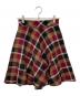 BLUE LABEL CRESTBRIDGE（ブルーレーベルクレストブリッジ）の古着「チェックウールビエラスカート」｜レッド