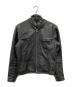 Schott（ショット）の古着「シングルライダースジャケット」｜ブラック