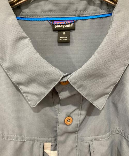 Patagonia（パタゴニア）Patagonia (パタゴニア) 半袖シャツ グレー サイズ:Mの古着・服飾アイテム