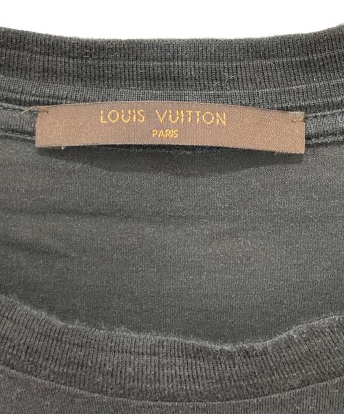 LOUIS VUITTON（ルイ ヴィトン）LOUIS VUITTON (ルイ ヴィトン) ワンポイントTシャツ ブラック サイズ:XLの古着・服飾アイテム