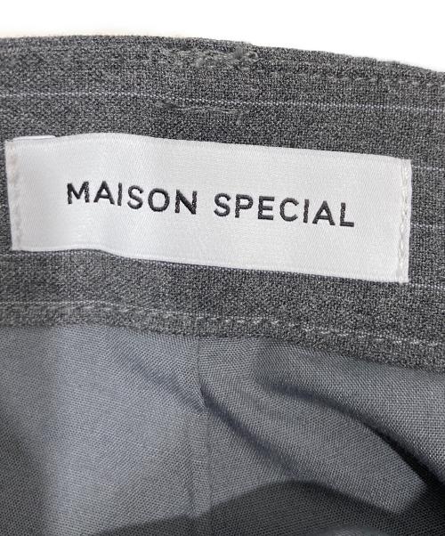 MAISON SPECIAL（メゾンスペシャル）MAISON SPECIAL (メゾンスペシャル) スーチングキュロットスカート グレー サイズ:36の古着・服飾アイテム