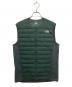 THE NORTH FACE（ザ ノース フェイス）の古着「Red Run Vest」｜グリーン