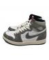 NIKE (ナイキ) ローカットスニーカー/ナイキ エアジョーダン1 レトロ ハイ OG ホワイト×グレー サイズ:26.5cm：14000円