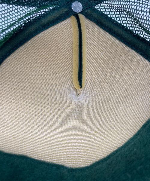 PorkChop（ポークチョップ）PorkChop (ポークチョップ) メッシュキャップ グリーンの古着・服飾アイテム