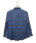 BROOKS BROTHERS (ブルックスブラザーズ) リネンチェックシャツ ブルー サイズ:XL：5000円