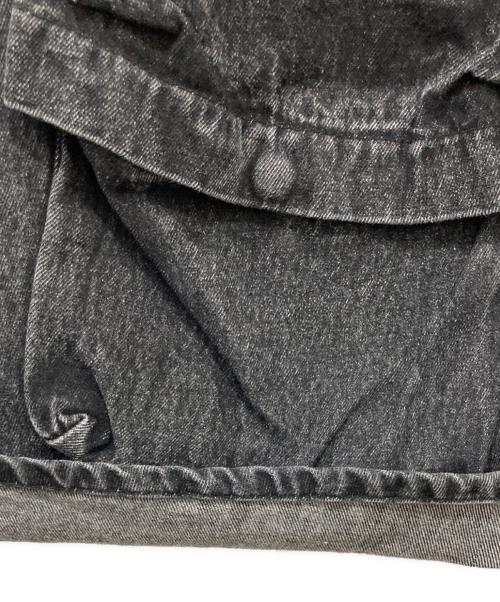 ADRER（アドラー）ADRER (アドラー) parachute cargo pants ブラック サイズ:Lの古着・服飾アイテム