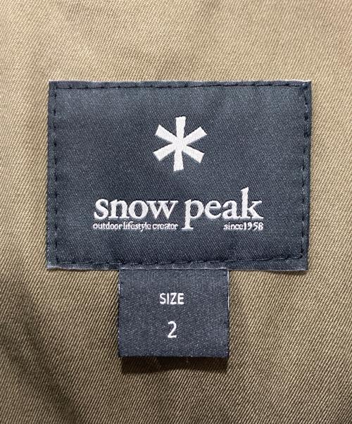Snow peak（スノーピーク）Snow peak (スノーピーク) VENTILE OVER COAT カーキ サイズ:2の古着・服飾アイテム
