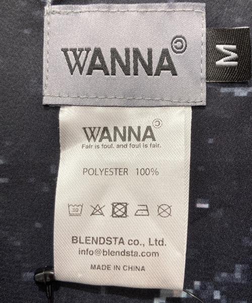 WANNA（ワナ）WANNA (ワナ) “POTTERY” Shirts ブラック×ブルー サイズ:Mの古着・服飾アイテム