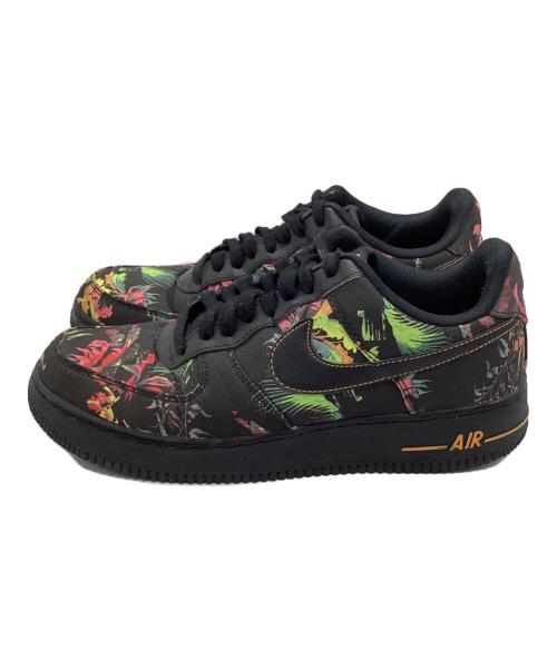 NIKE（ナイキ）NIKE (ナイキ) AIR FORCE 1 BLACK FLORAL/ エアフォ ース1 フローラル ローカットスニーカー  ブラック サイズ:26.5cmの古着・服飾アイテム